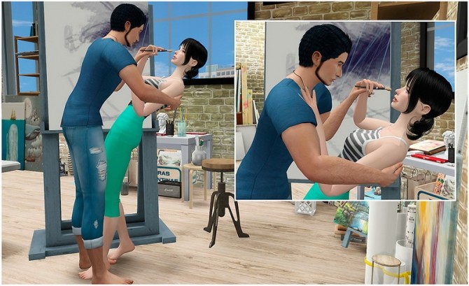 Sims 4 Teach me how to draw poses at Rethdis love