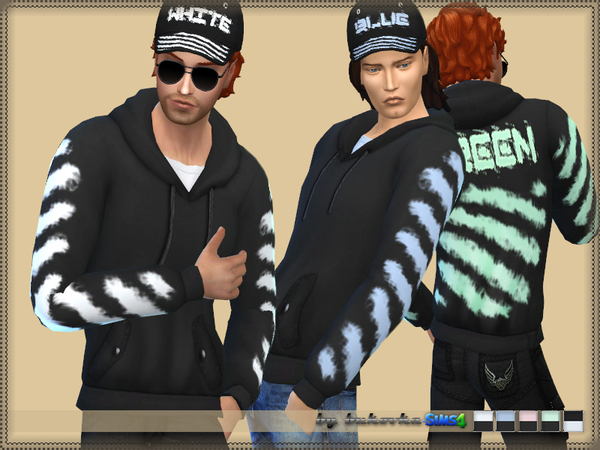 Sims 4 Hoodie and cap by bukovka at TSR