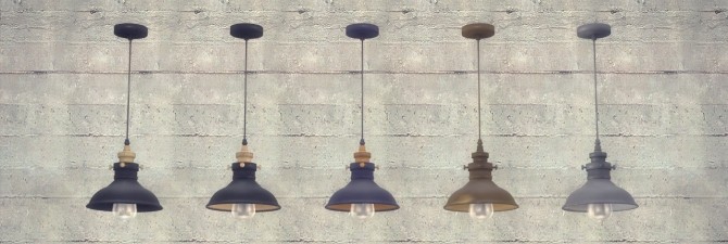 Sims 4 INDUSTRIAL CEILING LIGHT at Love9Souls