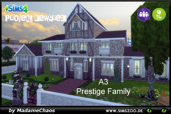 Sims 4 A3 Prestige Family Project Newcrest by MadameChaos at Blacky’s Sims Zoo