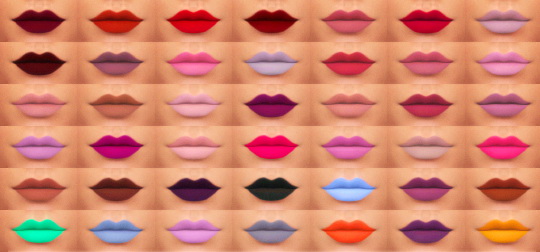 Sims 4 MATTE VELVETINES lipstick at KotCatMeow