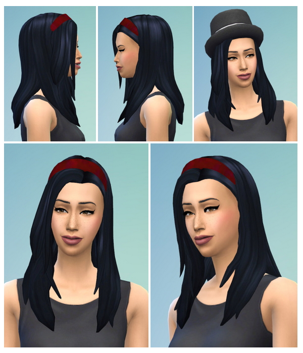 Sims 4 Mathilda Hair at Birksches Sims Blog