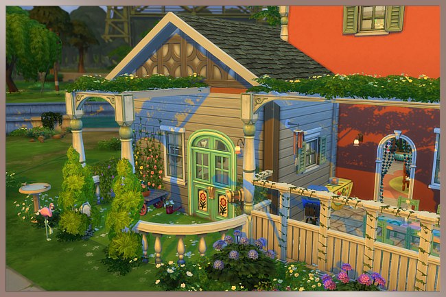 Sims 4 Audrey house by Cappu at Blacky’s Sims Zoo