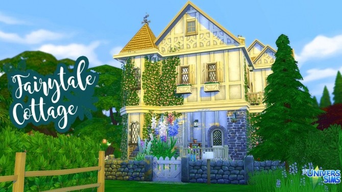 Sims 4 Fairytale Cottage by Lyrasae93 at L’UniverSims