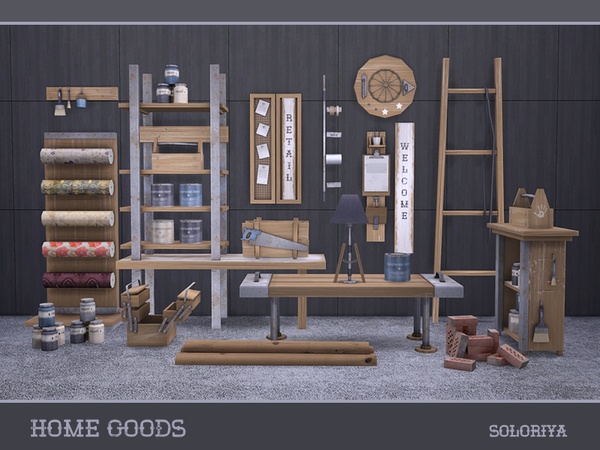 Sims 4 Home Goods by soloriya at TSR