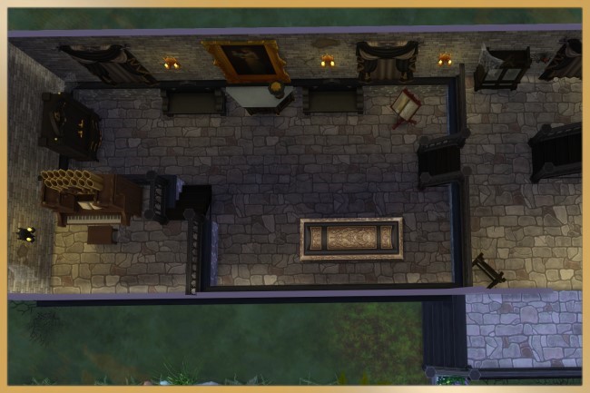 Sims 4 Abandoned Cemetery Vampire House by Schnattchen at Blacky’s Sims Zoo