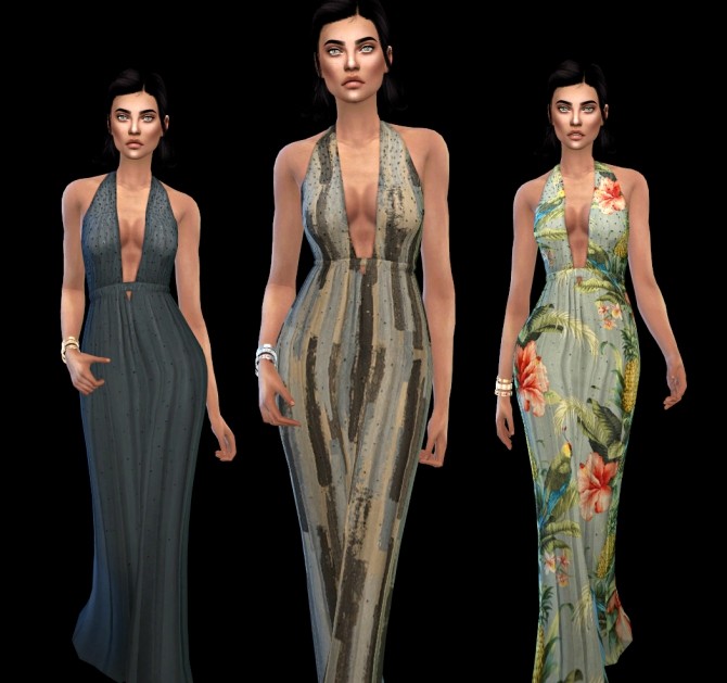 Sims 4 Sandra Dress at Leo Sims