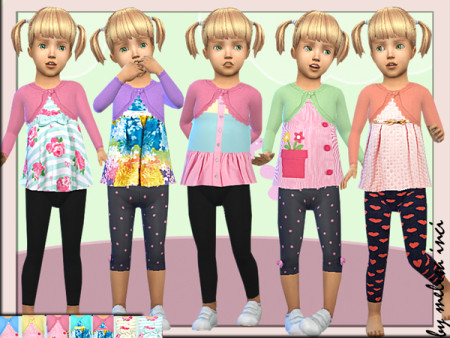 Toddler Various Top Dress by melisa inci at TSR » Sims 4 Updates