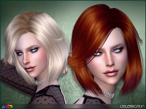 Sims 4 Celebration Hair by Anto at TSR