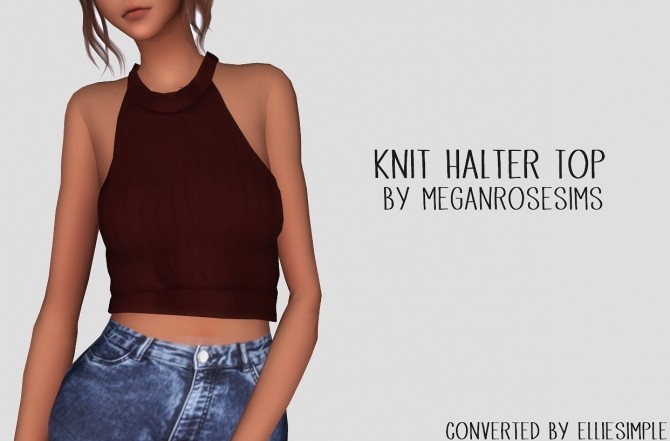 Sims 4 80′s Ombre T Shirt at Elliesimple