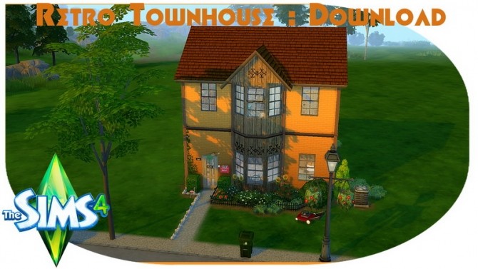 Sims 4 Retro Townhouse at Pandasht Productions