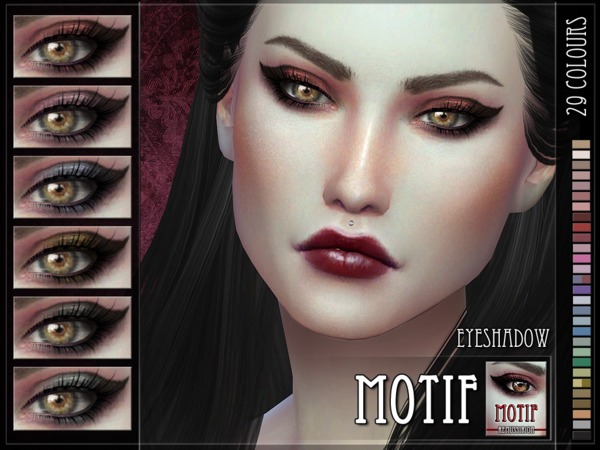 Sims 4 Motif Eyeshadow by RemusSirion at TSR