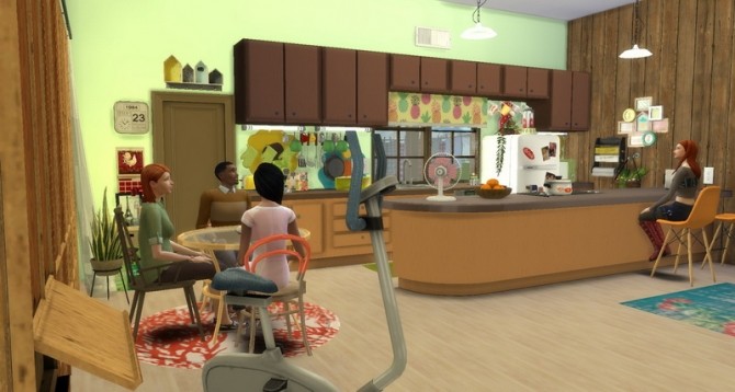 Sims 4 Retro Townhouse at Pandasht Productions