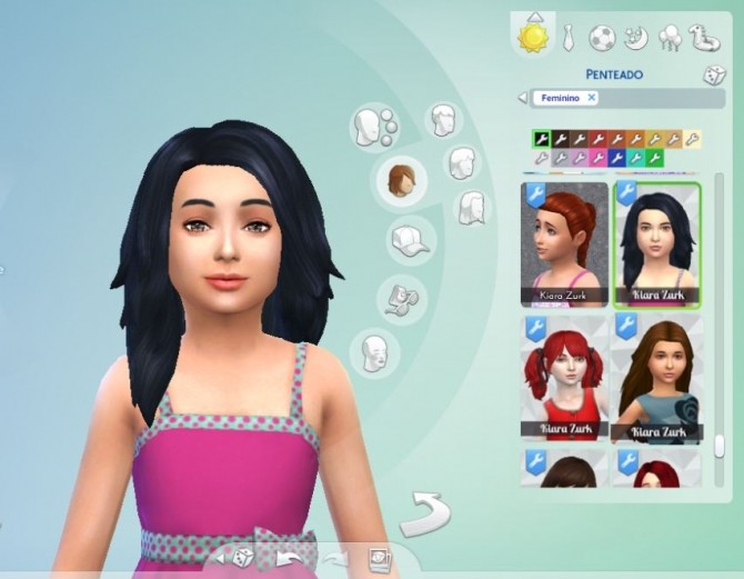 Sims 4 Autumn Hair for Girls at My Stuff