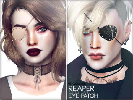 Reaper Eye Patch by Pralinesims at TSR