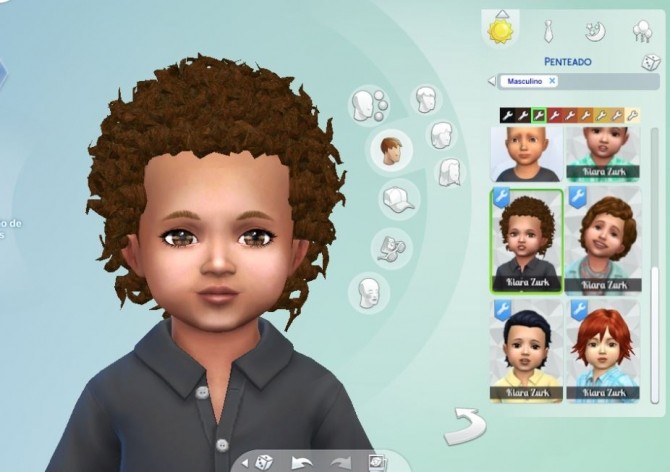 Sims 4 Close Curls for Toddlers at My Stuff