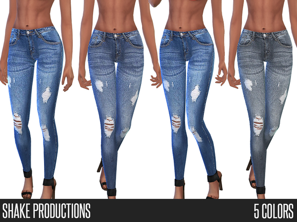 Sims 4 Skinny Jeans by Shake Productions at TSR