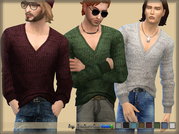 Sims 4 Melange Sweater by bukovka at TSR