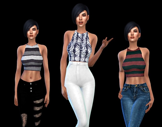 Sims 4 Abbey Top at Leo Sims