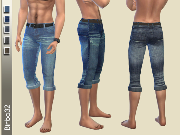 Sims 4 Capri Jeans for him by Birba32 at TSR