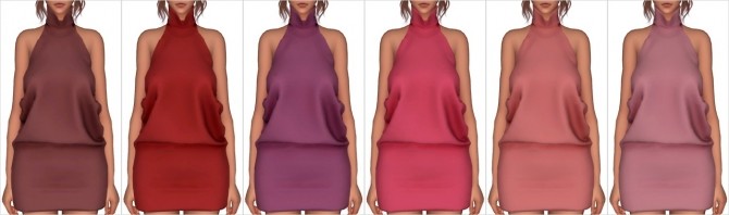 Sims 4 Viki Paris Dress at Elliesimple