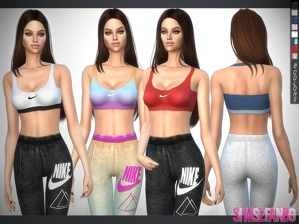 Sims 4 315 Athletic Top by sims2fanbg at TSR