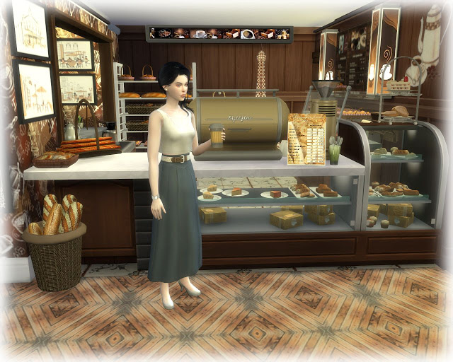 Sims 4 Coffee Morning in Paris at Nagvalmi