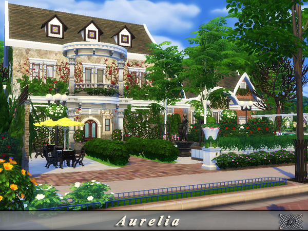Sims 4 Aurelia house by Danuta720 at TSR