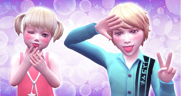 Sims 4 Tongue Child & Toddler at A luckyday