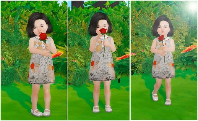 Sims 4 I’ll give you a rose posepack at Rethdis love