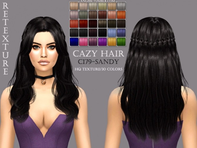 Sims 4 Cazys Sandy Hair Retexture at Angissi
