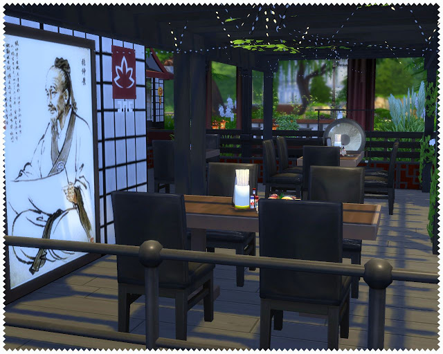 Sims 4 Samurai restaurant at Nagvalmi