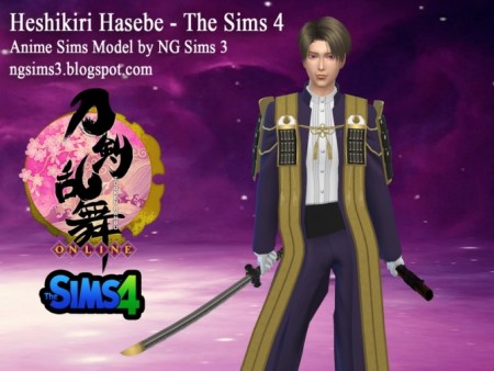 Heshikiri Hasebe at NG Sims3