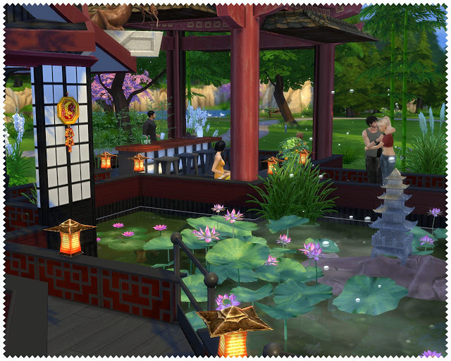 Sims 4 Samurai restaurant at Nagvalmi