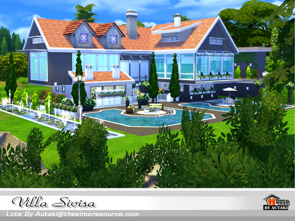 Sims 4 Villa Sivisa by autaki at TSR
