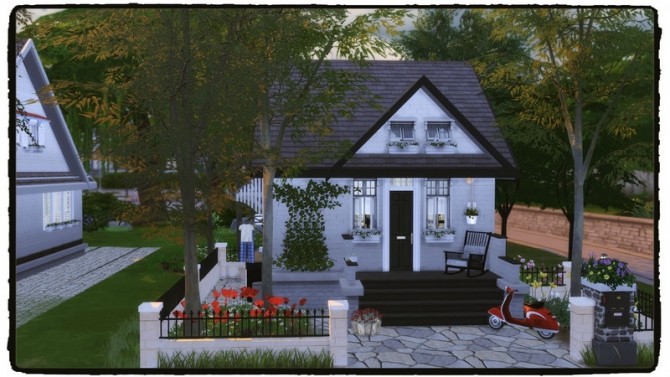 Sims 4 Small but Cozy House at Dinha Gamer