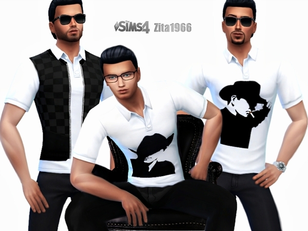 Sims 4 The Today Man t shirt by ZitaRossouw at TSR