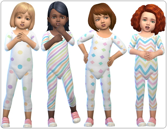 Sims 4 Acc Bodysuits Pastel for Toddlers at Annett’s Sims 4 Welt