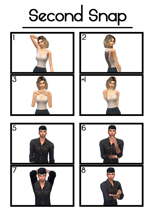 Sims 4 Second Snap poses at j e n n e h – SakuraLeon