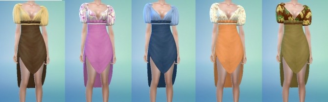 Sims 4 Supernatural Dress Conversion at My Stuff