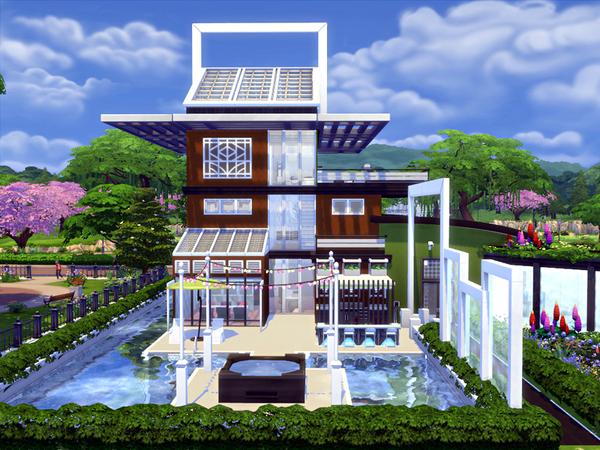 Sims 4 Borys house by marychabb at TSR