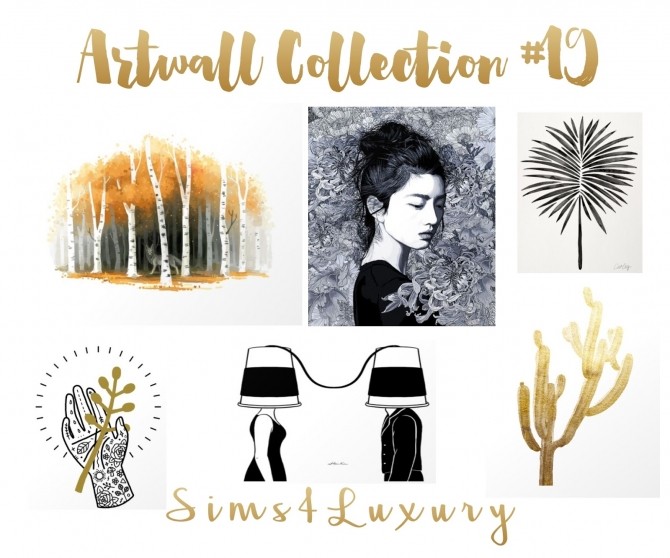 Sims 4 Artwall collection #19 at Sims4 Luxury