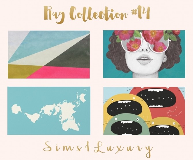Sims 4 Rug Collection #14 at Sims4 Luxury