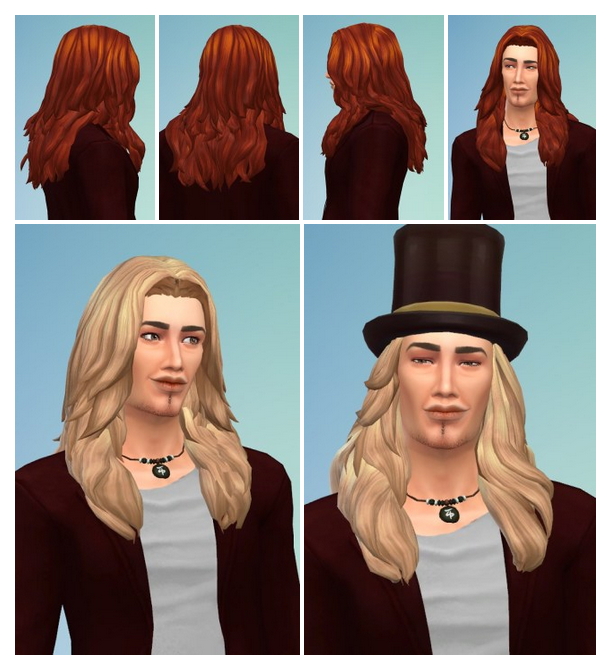 Sims 4 Gents Unbound Hair at Birksches Sims Blog