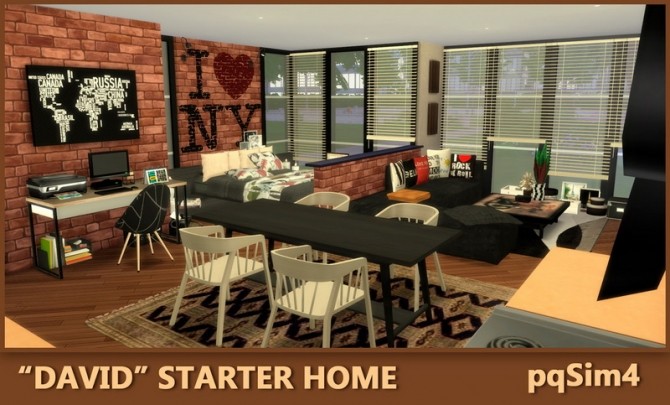 Sims 4 David Starter Home at pqSims4