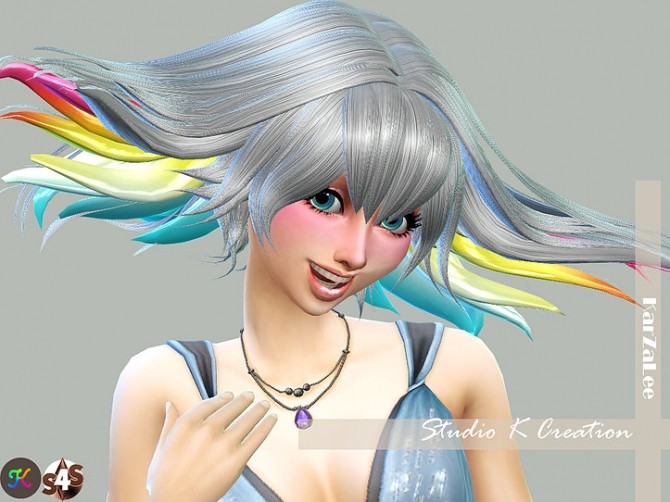 Sims 4 Animate hair 77 Ragyo at Studio K Creation