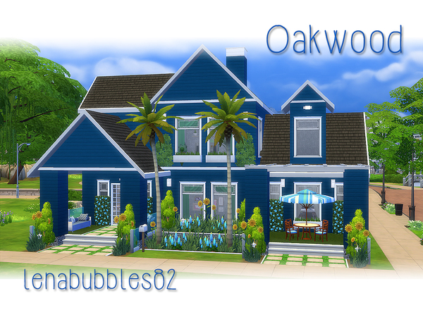 Sims 4 Oakwood house by lenabubbles82 at TSR