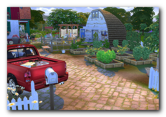 Sims 4 Green Valley European ranch at Architectural tricks from Dalila