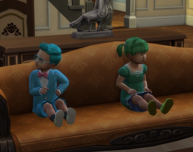 Sims 4 Dyed Hair for Toddlers by freedri at Mod The Sims