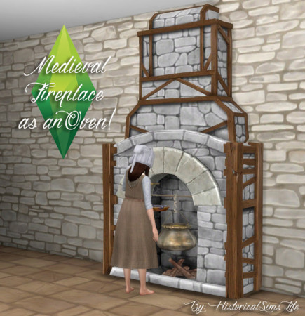 TSM to TS4 Fireplace as an Oven at Historical Sims Life